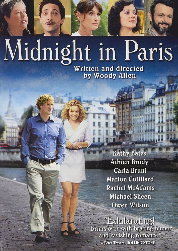 Midnight in Paris poster